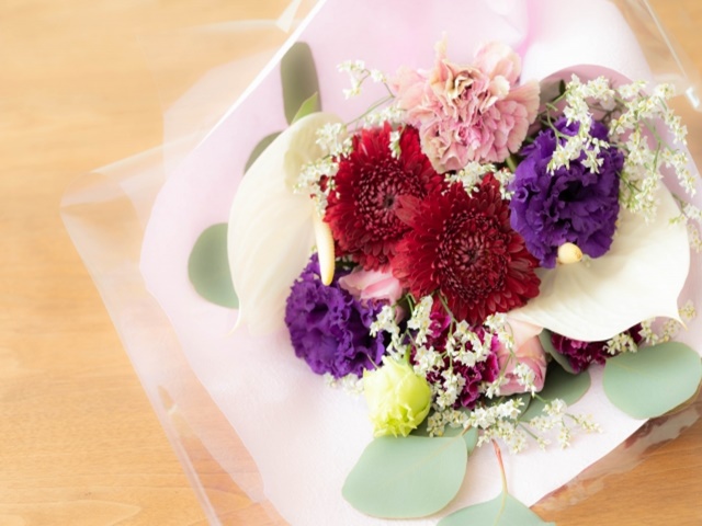 結婚式の花束
